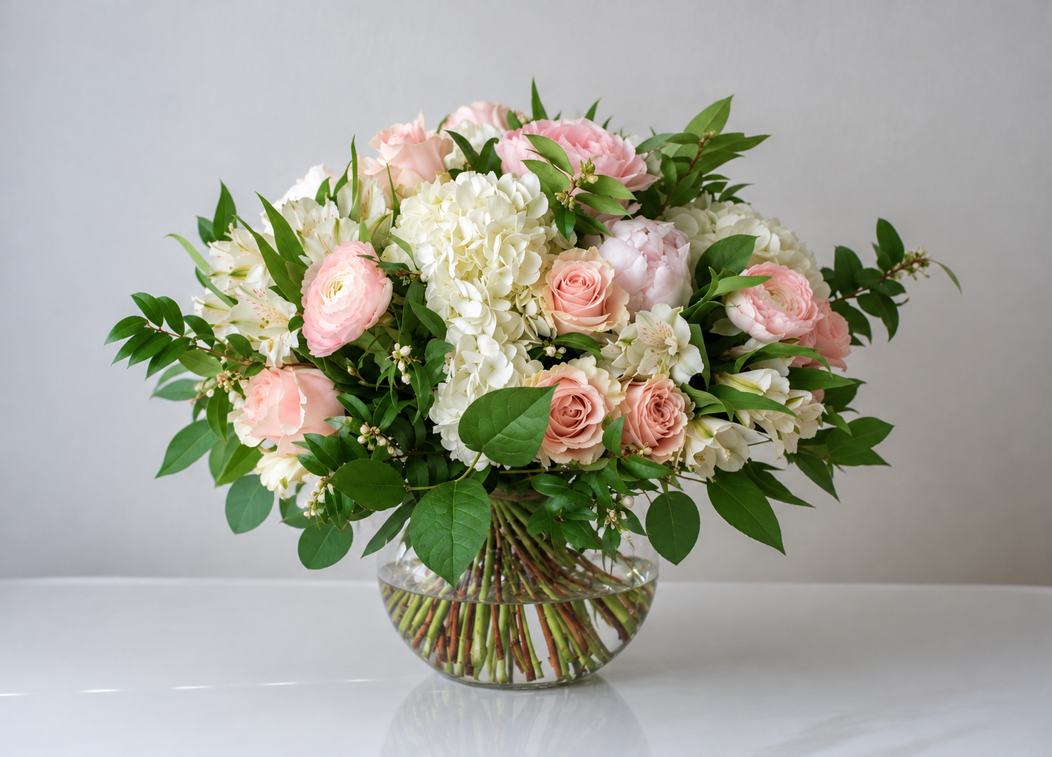 Custom floral arrangement by EuroFleur Studio